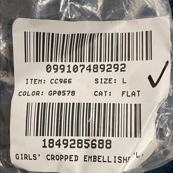 Crewcuts Blue Long Sleeve Tee with Embellishments - Picture 9 of 9